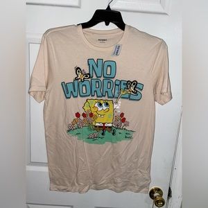 ❤️‍🔥BOGO FREE like new Soft Lounge Old Navy SpongeBob Graphic Tee Medium
